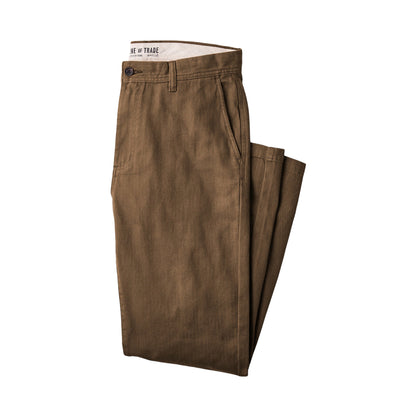 Line of Trade Officer Chino Barley Herringbone