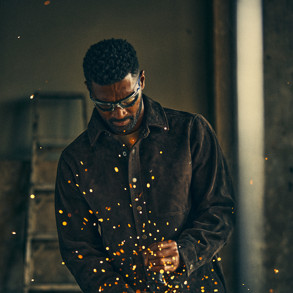 Line of Trade Suede Welder's Jacket