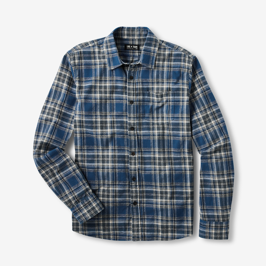 Summit Flannel Shirt Glacier Blue