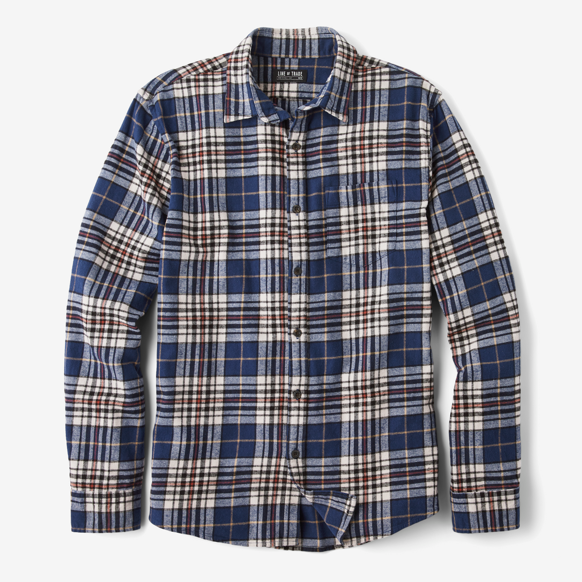 Summit Flannel Shirt Trail Blue