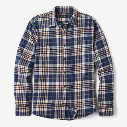 Summit Flannel Shirt Trail Blue