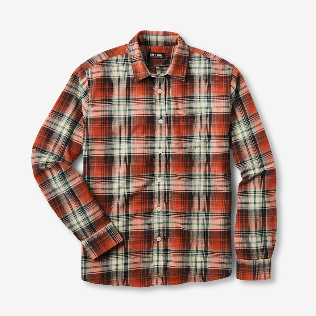 Summit Flannel Shirt Sumac Red