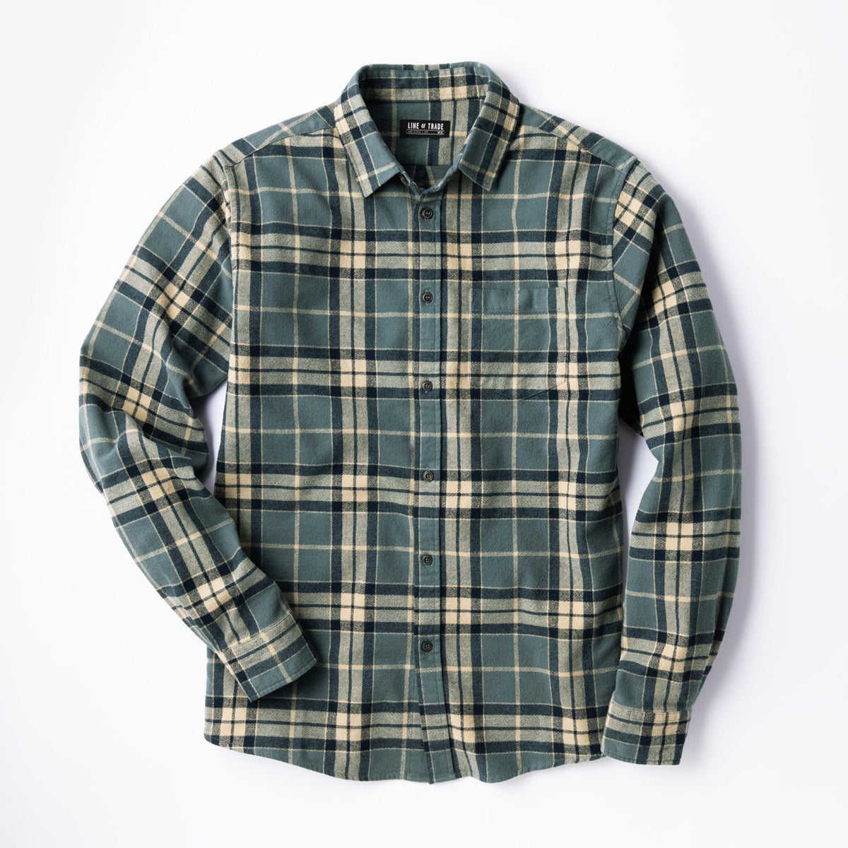Summit Flannel Shirt Atlantic Blue