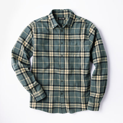 Summit Flannel Shirt Atlantic Blue