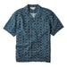 Line of Trade Breeze Camp Shirt - Ikat Blue Stripe