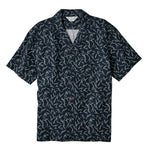 Line of Trade Breeze Camp Shirt - Navy Pine Needle