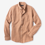 Line of Trade Frank Shirt - Clay Plaid Waffle
