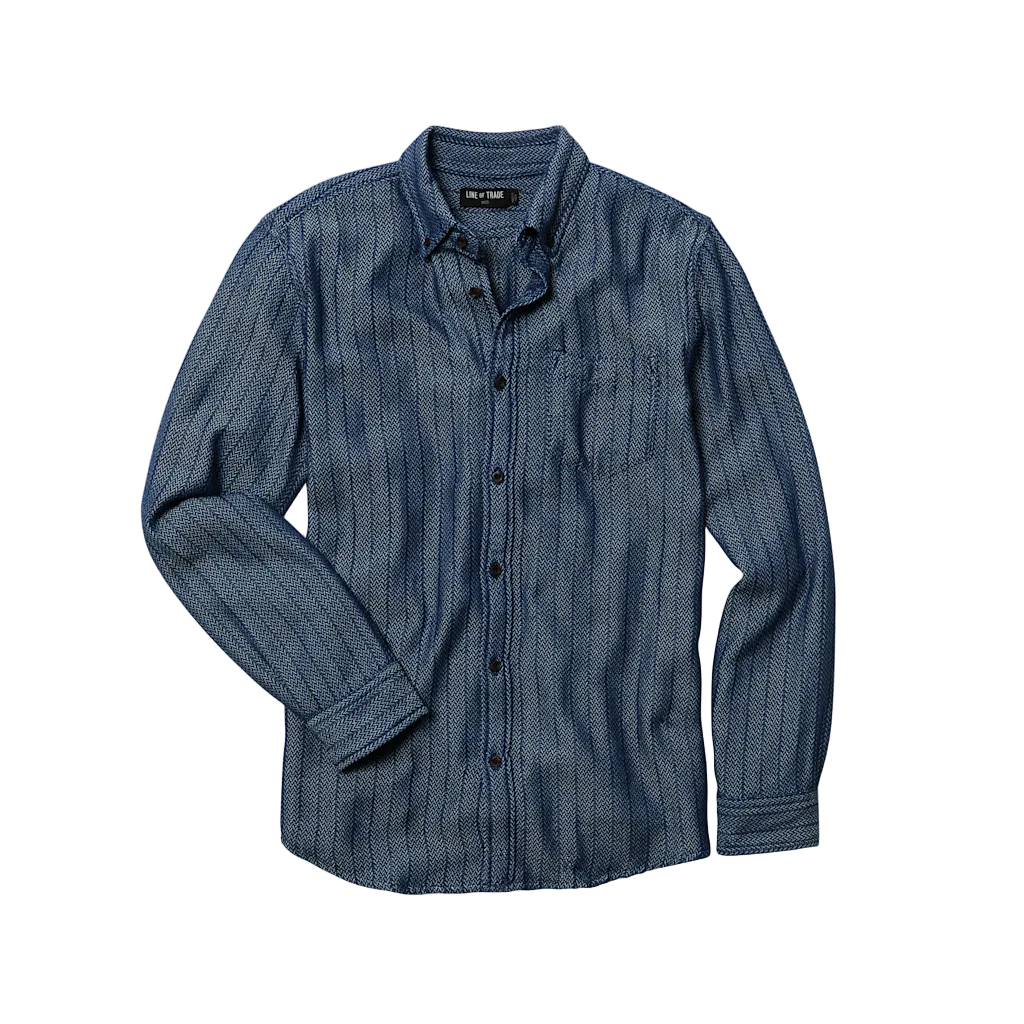 Frank Shirt Indigo Rope Stripe