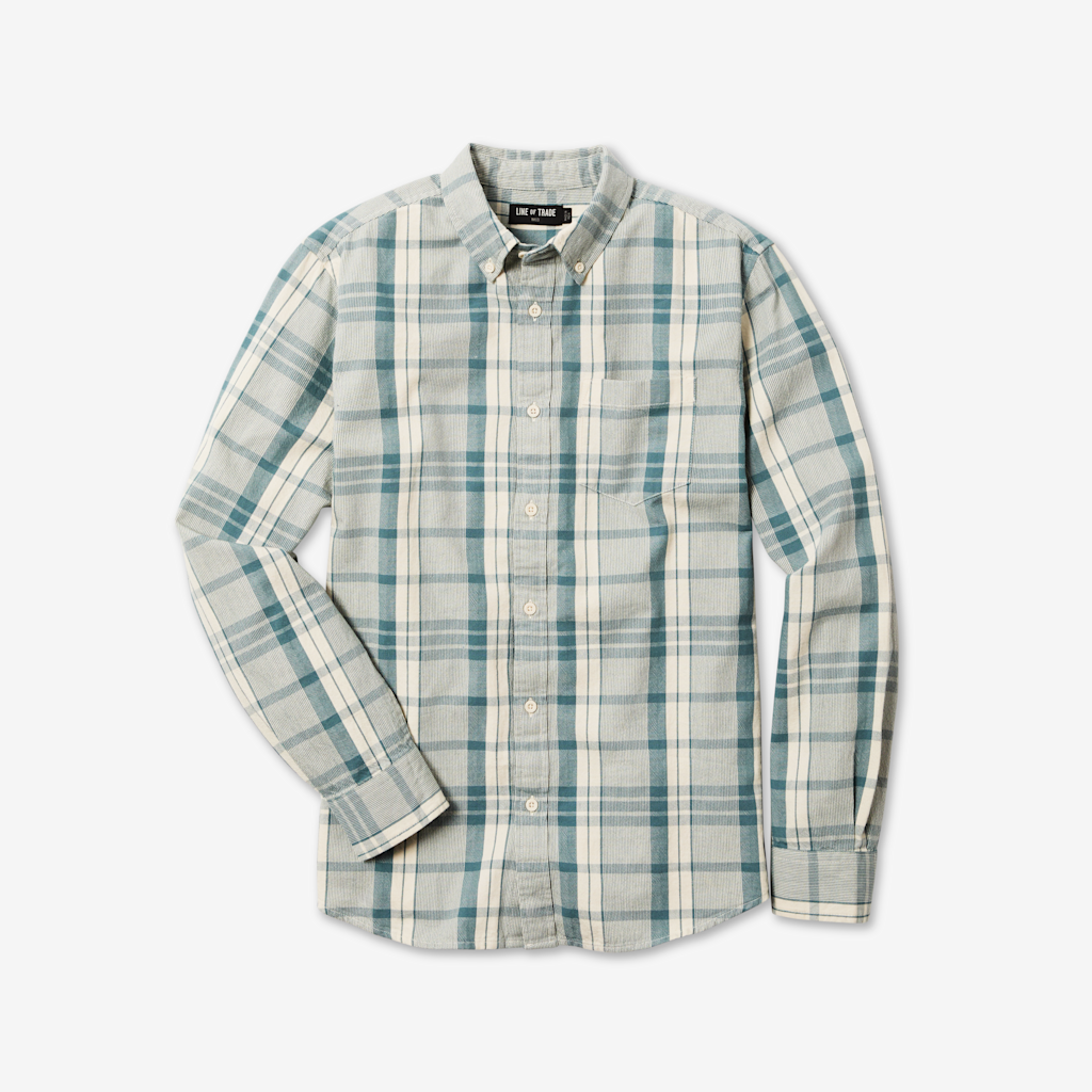 Frank Shirt Marine Blue Plaid