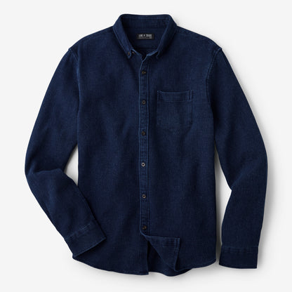 Frank Shirt Midnight Waffle