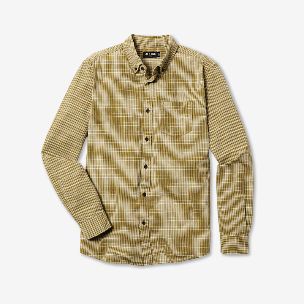 Frank Shirt Olive Plaid