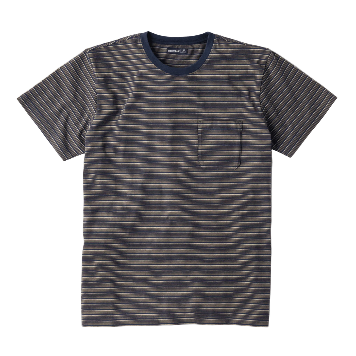 The Striped Sturdy Tee Navy Stripe