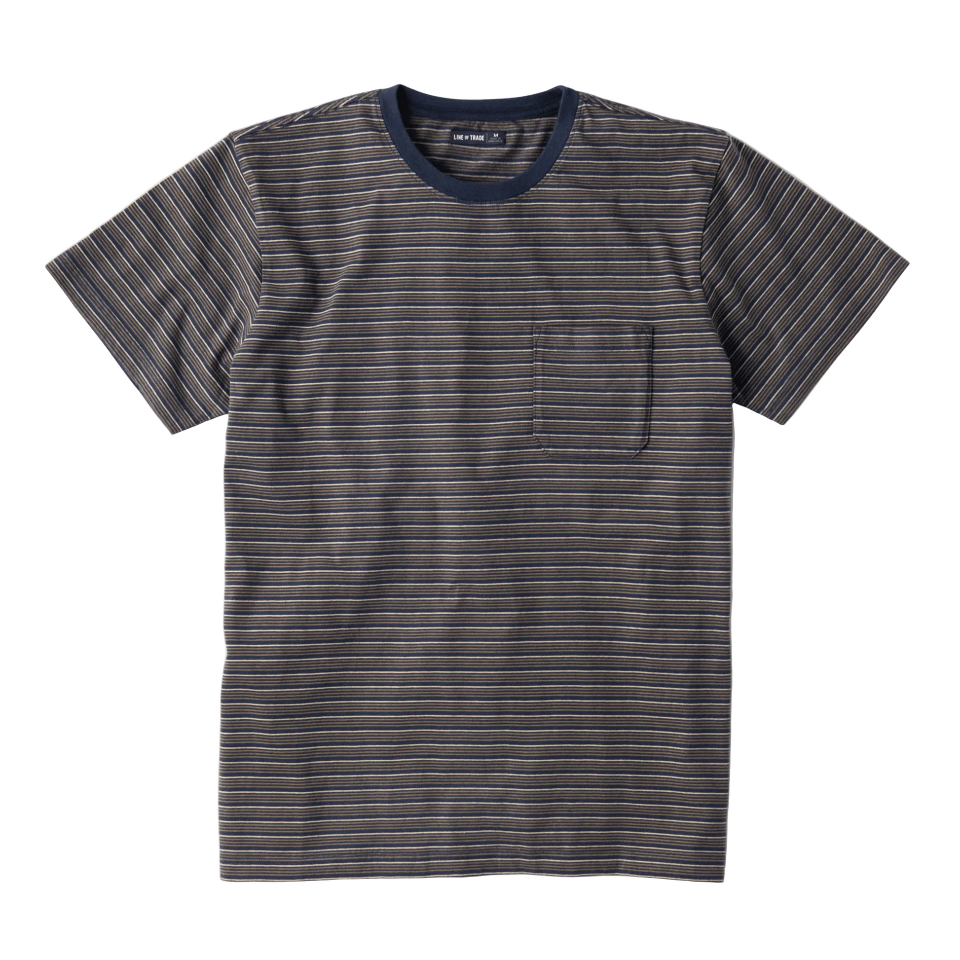 The Striped Sturdy Tee Navy Stripe