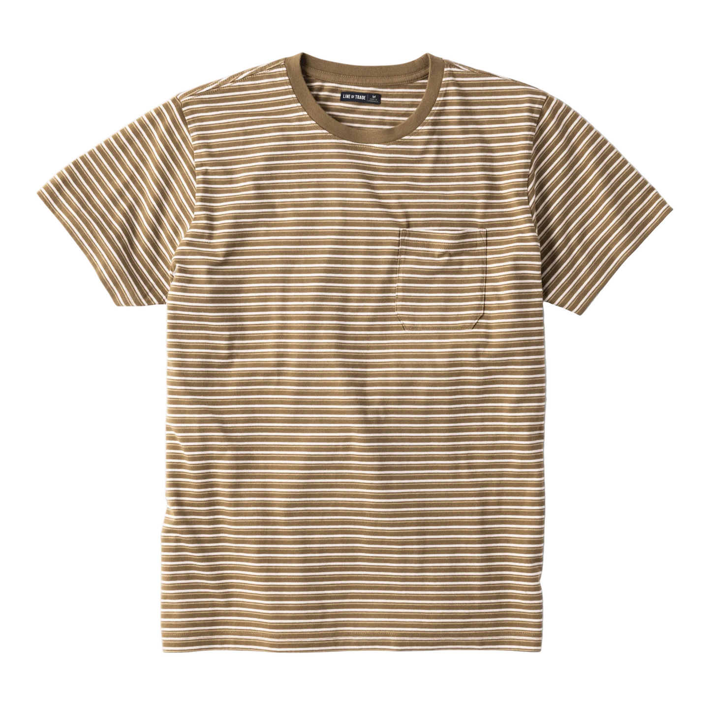 The Striped Sturdy Tee Tan Stripe