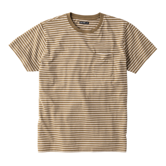 The Striped Sturdy Tee Tan Stripe