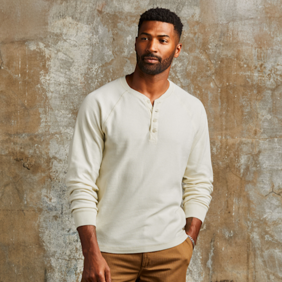 Waffle Henley