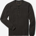 Line of Trade Waffle Henley - Coal
