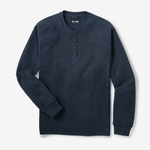 Line of Trade Waffle Henley - Midnight