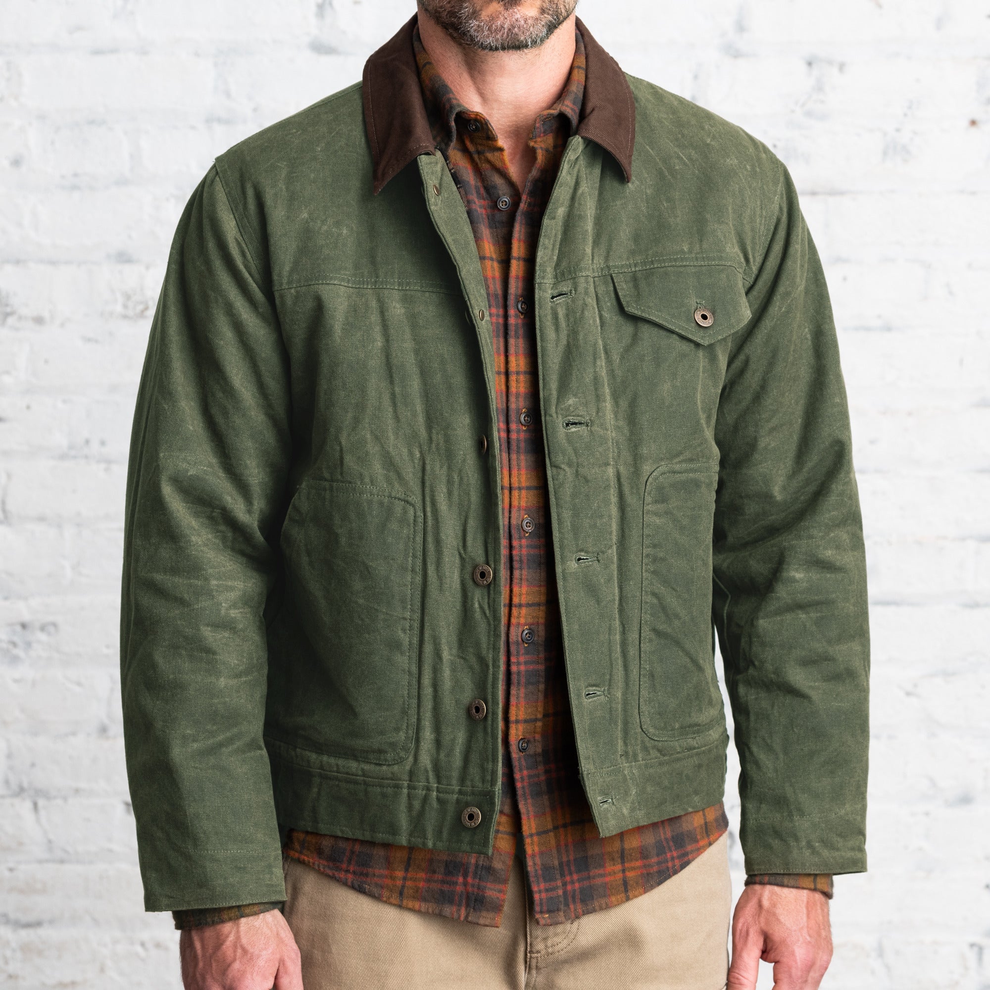 【undecorated】Coating Canvas Jacket Line of Trade Waxed Ranch Jacket | Uncrate Supply