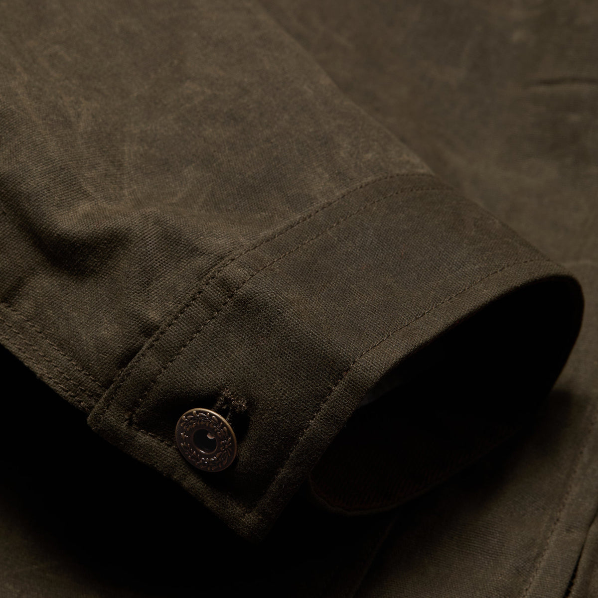 Line of Trade Waxed Zip Trucker Jacket