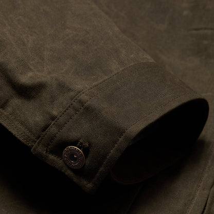 Line of Trade Waxed Zip Trucker Jacket