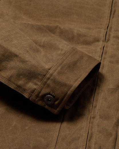 Line of Trade Waxed Zip Trucker Jacket