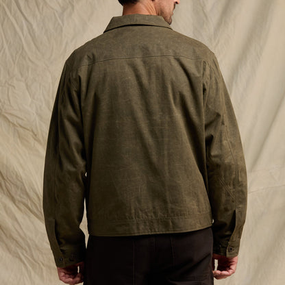Line of Trade Waxed Zip Trucker Jacket