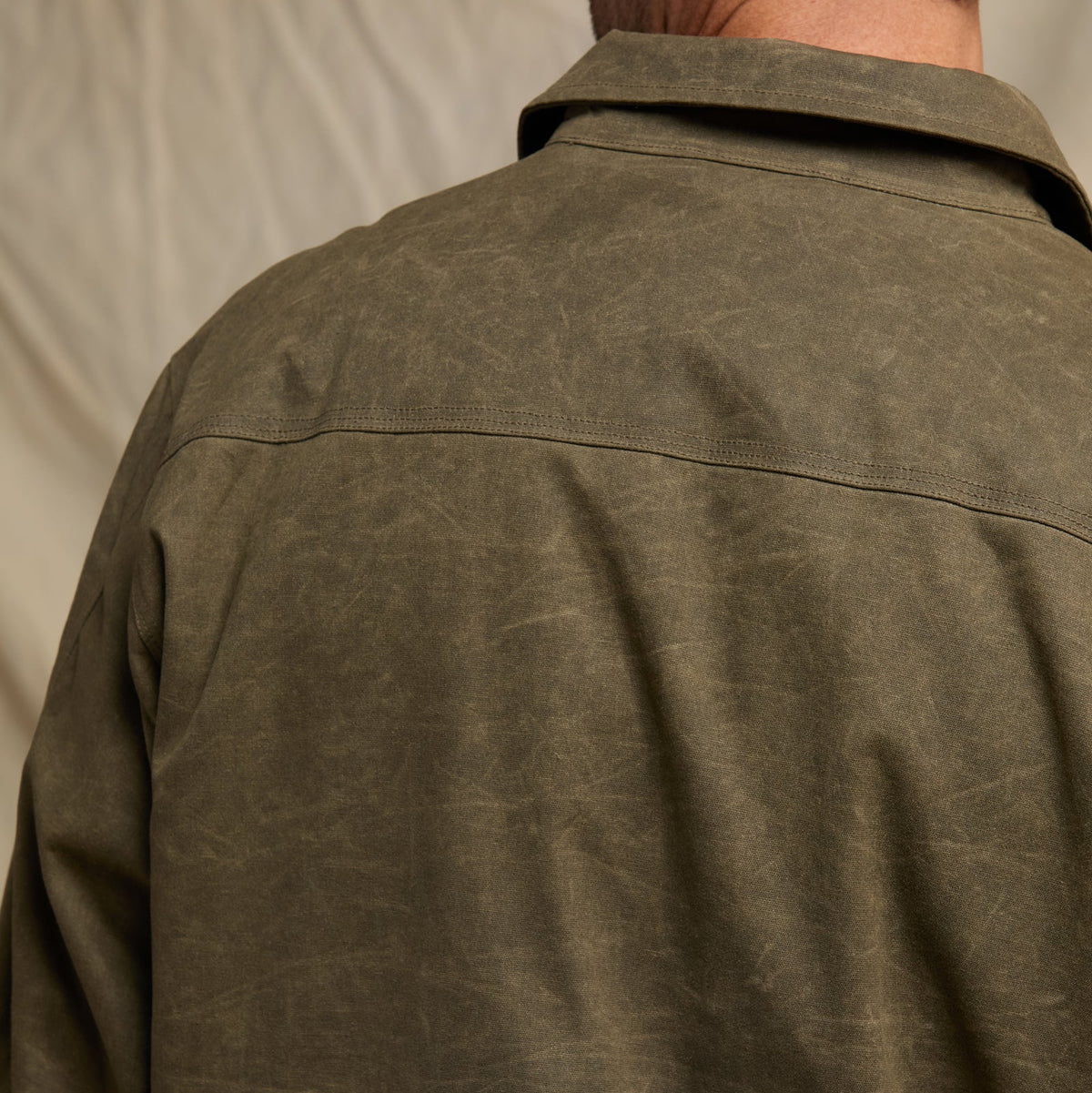 Line of Trade Waxed Zip Trucker Jacket