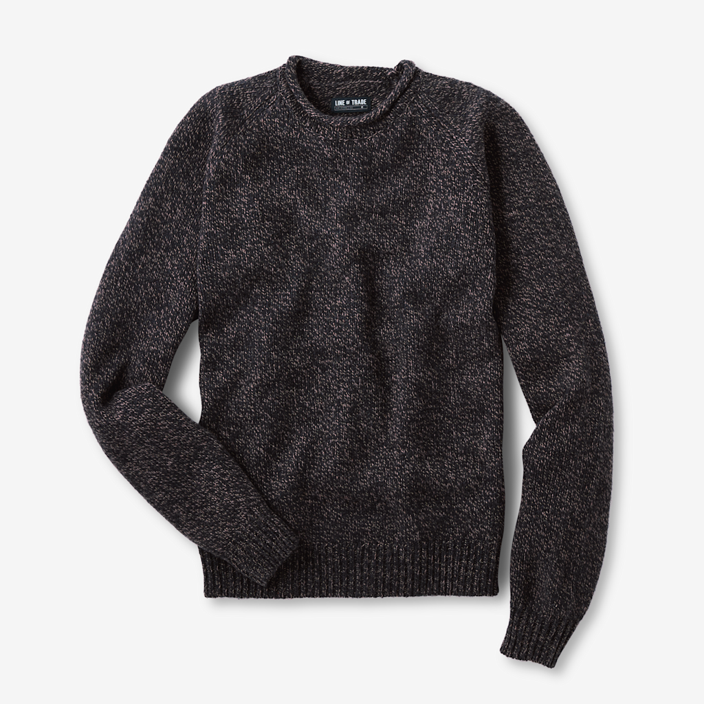 York Rollneck Sweater Coal