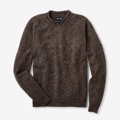 York Rollneck Sweater Stone Brown