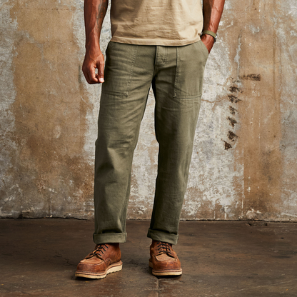 Line of Trade Herringbone Fatigue Pant