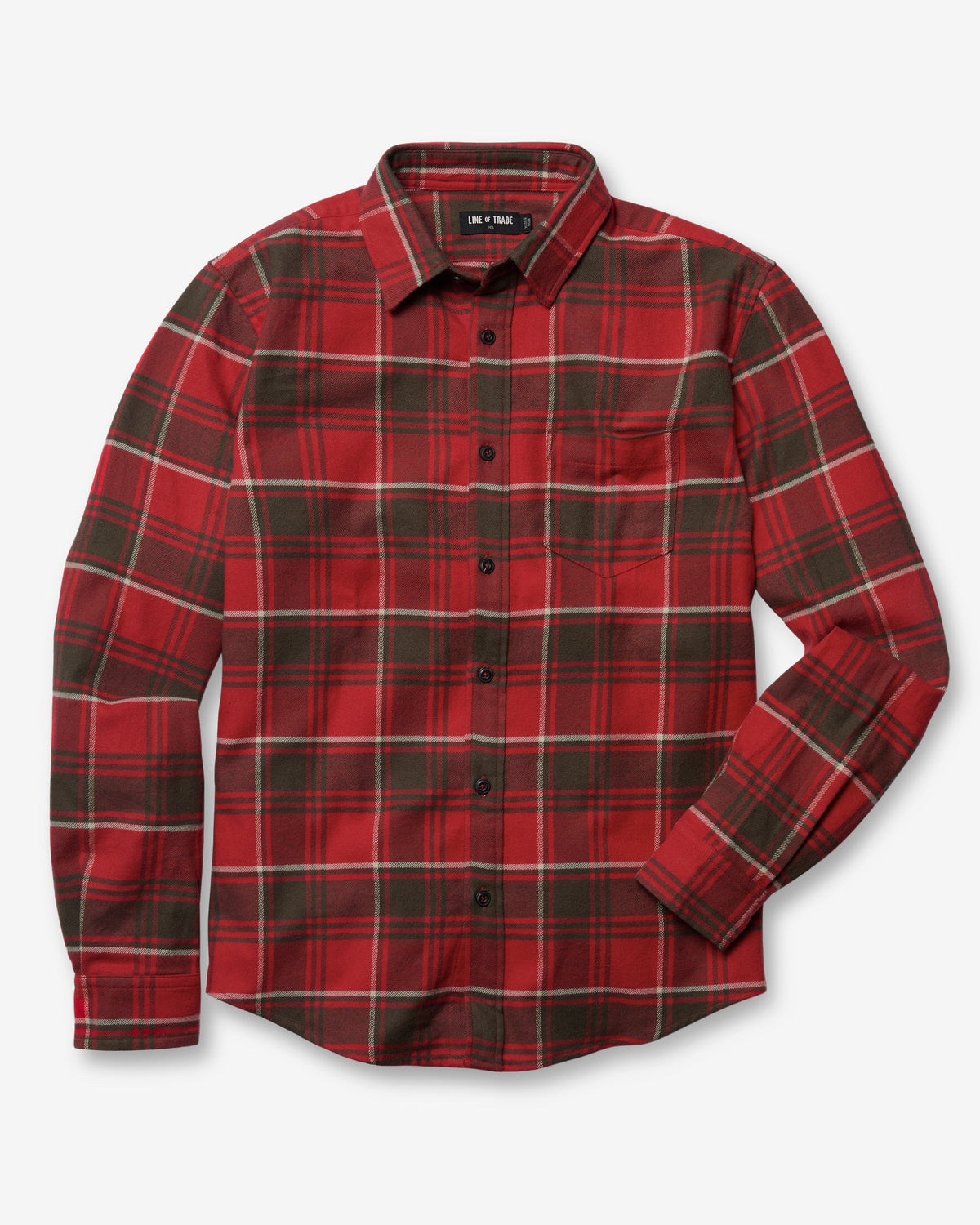 Summit Flannel Shirt Ash Red