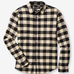 Line of Trade Summit Flannel Shirt - Ivory-Black