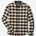 Line of Trade Summit Flannel Shirt - Ivory-Black