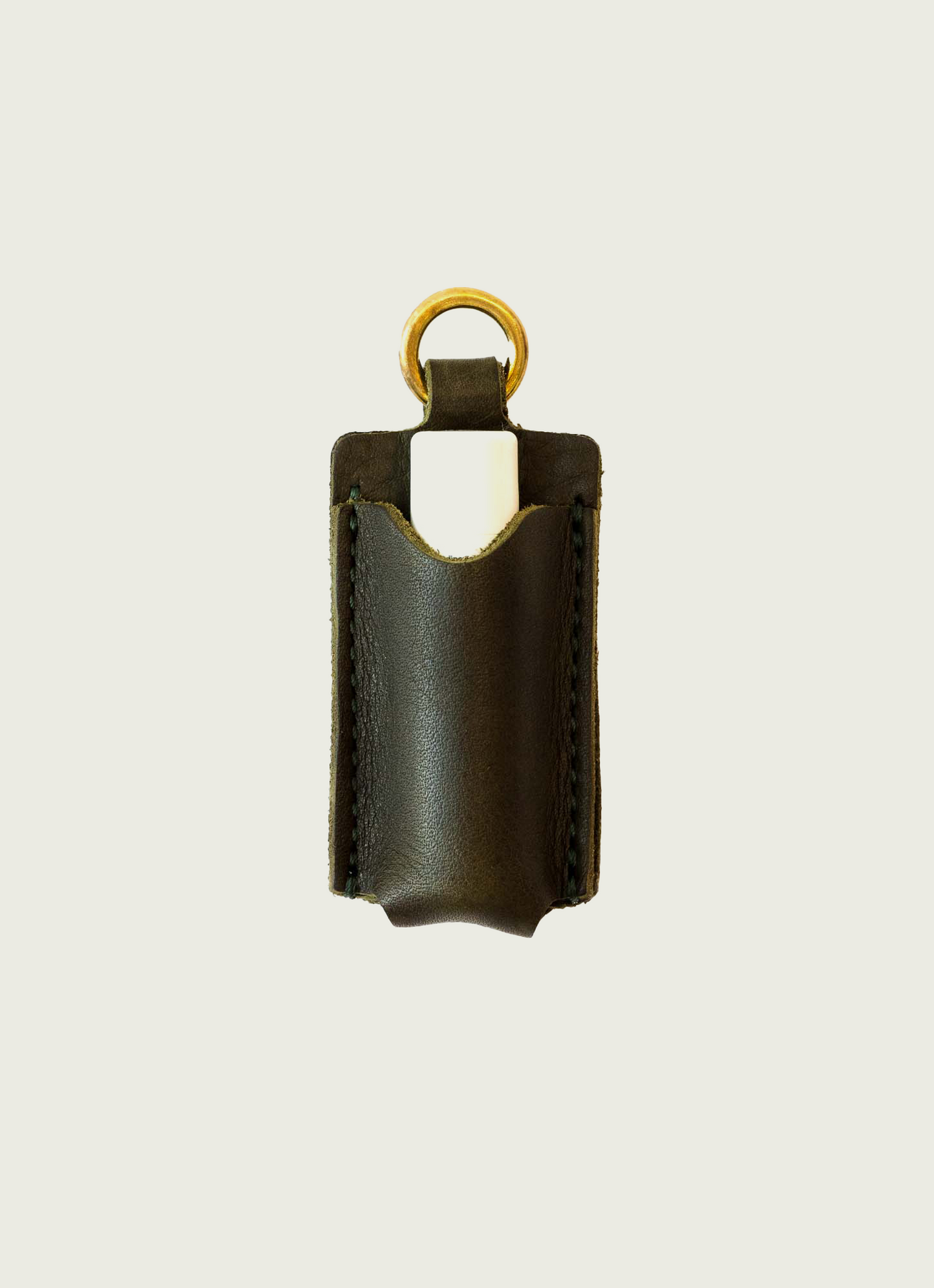 WP Standard Leather Lip Balm Holder Olive