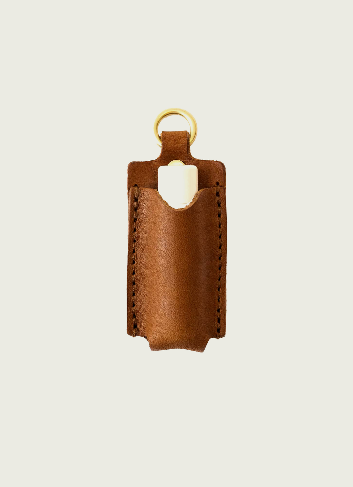 WP Standard Leather Lip Balm Holder Tan