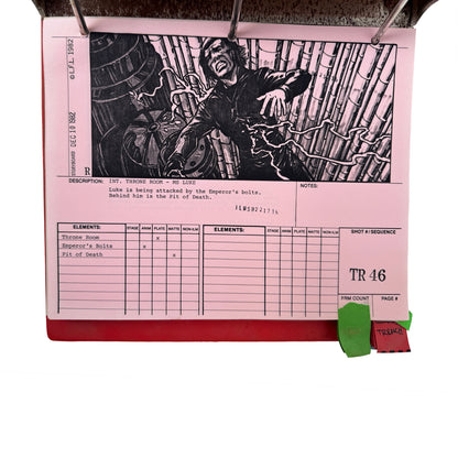 Lorne Peterson's Return of the Jedi Storyboard Binder