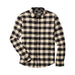 Line of Trade Summit Flannel Shirt - Ivory-Black