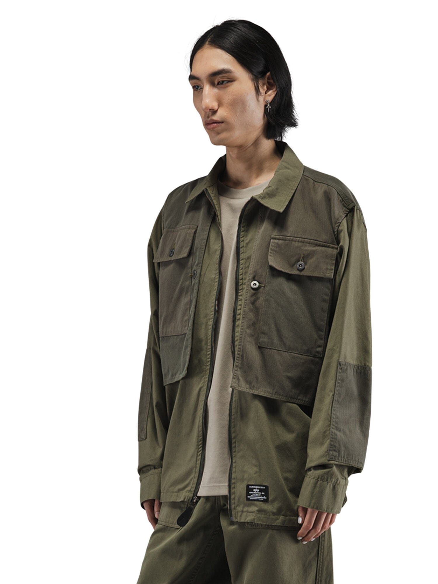 シャツ SS25 DROP1 LS P-44 OVERSHIRT Alpha Industries LS P-44 Overshirt | Uncrate Supply