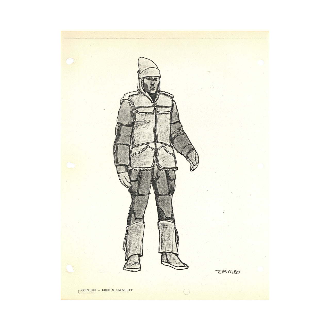 Star Wars: The Empire Strikes Back - Ralph McQuarrie: Luke's Hoth Snowsuit Print