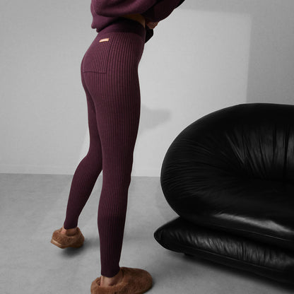 Lunya Cozy Cotton Silk Ribbed Leggings