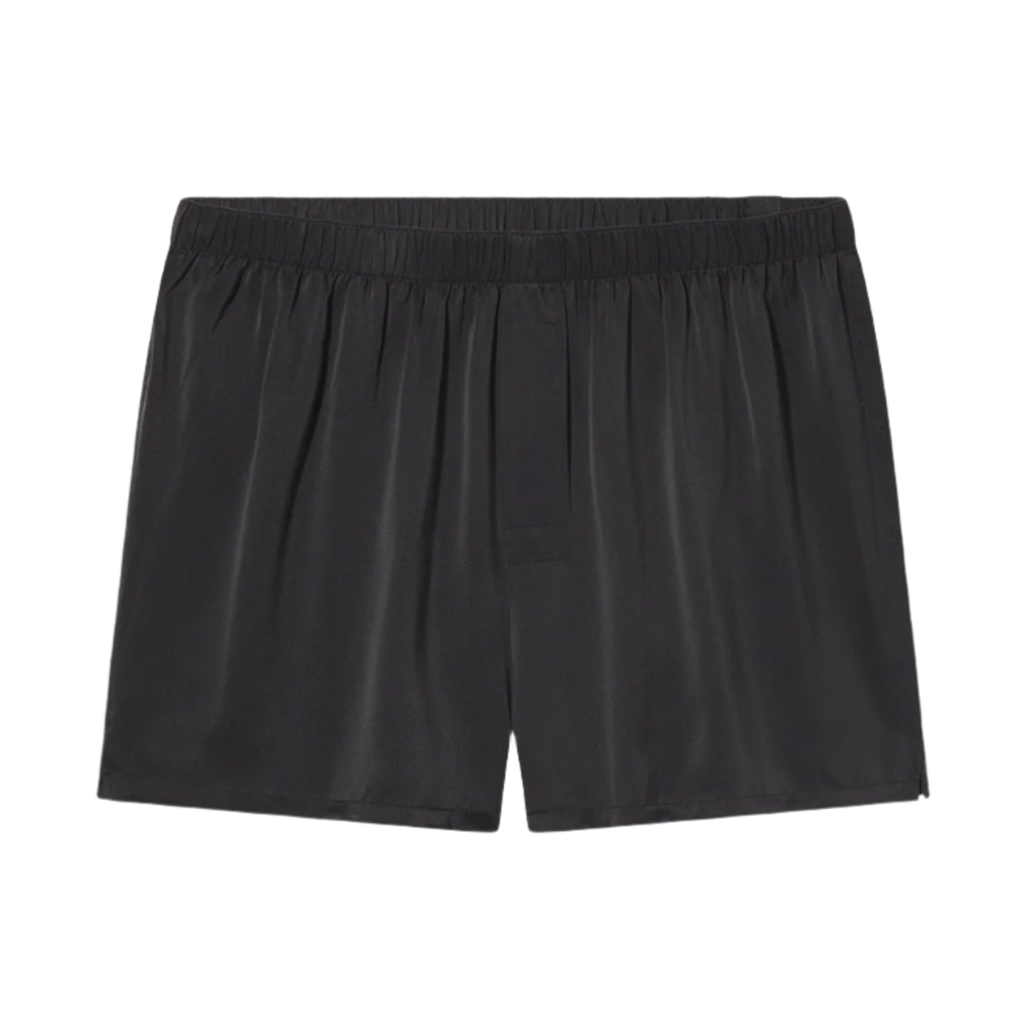 Lunya Men's Black Washable Silk Boxer