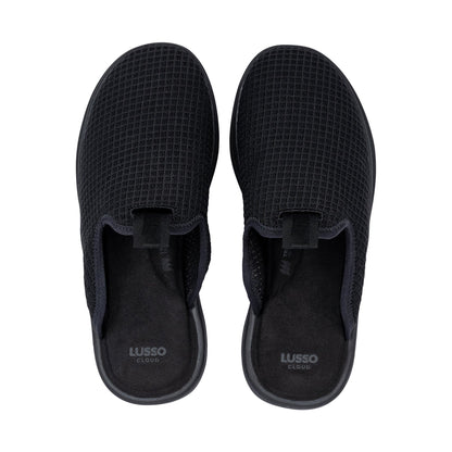 Lusso Cloud Pelli Jet Black Waffle Shoe