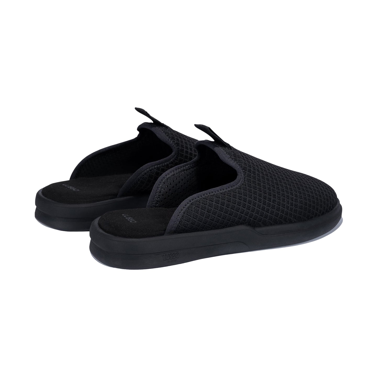 Lusso Cloud Pelli Jet Black Waffle Shoe