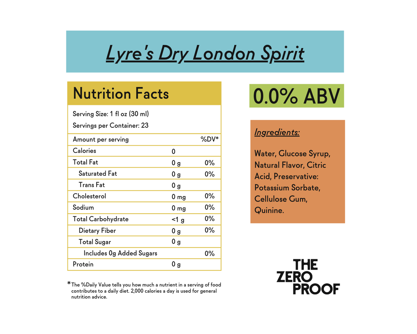 Lyre's Dry London Spirit