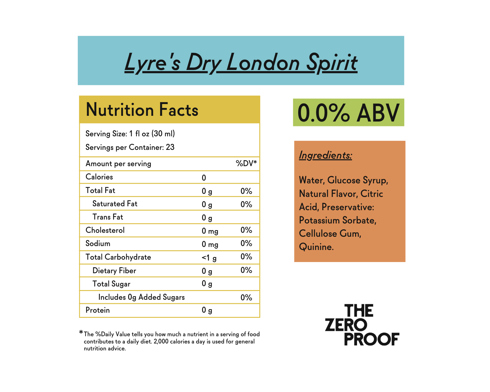 Lyre's Dry London Spirit