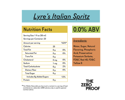 Lyre's Italian Spritz Non-Alcoholic Aperol