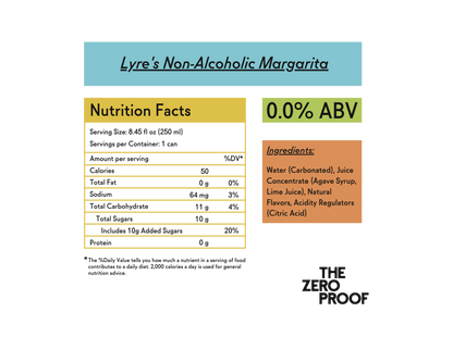 Lyre's Ready-to-Drink Non-Alcoholic Margarita