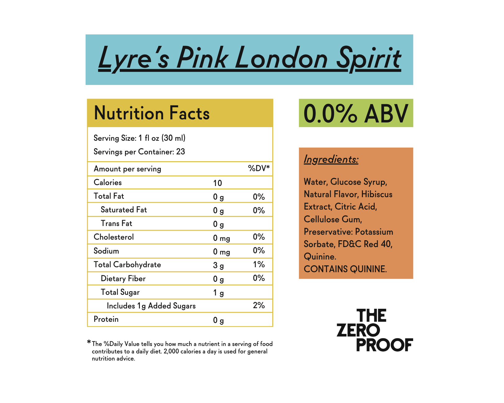 Lyre's Pink London Spirit Non-Alcoholic Gin