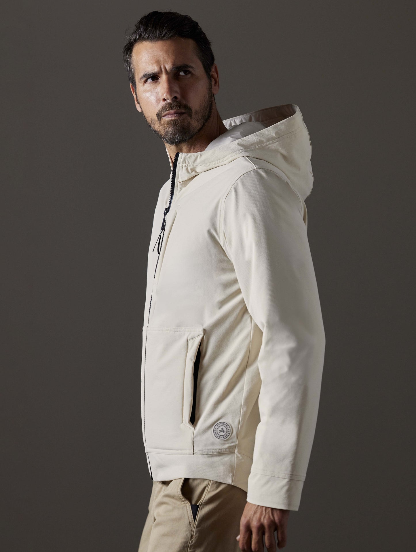 AETHER Bone Stornaway Insulated Hoodie